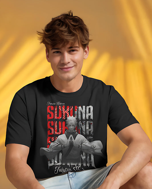 🔥 Sukuna Supreme Oversized Anime Tee